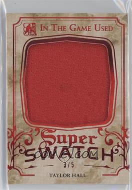2016-17 Leaf In the Game Used - Super Swatch - Red Spectrum #SS-37 - Taylor Hall /5