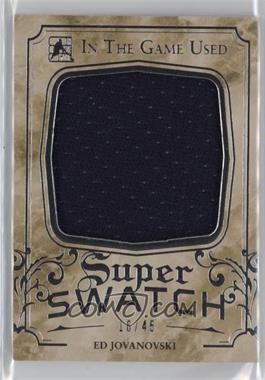 2016-17 Leaf In the Game Used - Super Swatch - Silver #SS-15 - Ed Jovanovski /45