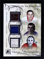 Terry Sawchuk, Ed Giacomin, Tony Esposito #/8