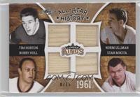 Tim Horton, Norm Ullman, Bobby Hull, Stan Mikita #/15