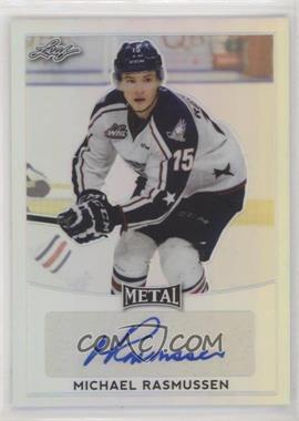 2016-17 Leaf Metal - [Base] #BA-MR1 - Michael Rasmussen