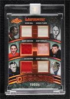 Glenn Hall, Jacques Plante, Terry Sawchuk, Gump Worsley, Ed Giacomin, Gerry Che…