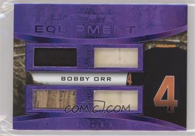 2016-17 Leaf Ultimate - Equipment Memorabilia - Purple Spectrum #UE-02 - Bobby Orr /5