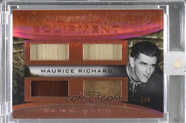 2016-17 Leaf Ultimate - Equipment Memorabilia #UE-09 - Maurice Richard /9 [Uncirculated]