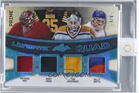 Patrick Roy, Andy Moog, Tom Barrasso, Billy Smith [Uncirculated] #/5