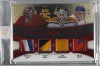 Patrick Roy, Andy Moog, Tom Barrasso, Billy Smith [Uncirculated] #/3