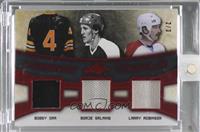 Bobby Orr, Borje Salming, Larry Robinson [Uncirculated] #/3