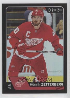 2016-17 O-Pee-Chee - [Base] - Black Rainbow Foil #42 - Henrik Zetterberg /100