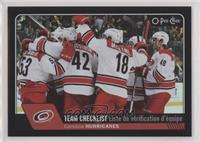 Team Checklist - Carolina Hurricanes #/100