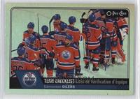 Team Checklist - Edmonton Oilers