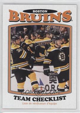 2016-17 O-Pee-Chee - [Base] - Retro #618 - Team Checklist - Boston Bruins