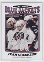 Team Checklist - Columbus Blue Jackets