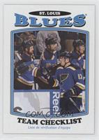 Team Checklist - St. Louis Blues