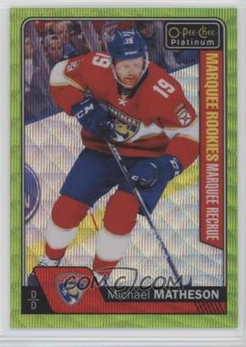 2016-17 O-Pee-Chee Platinum - [Base] - Emerald Surge #153 - Marquee Rookies - Michael Matheson /10