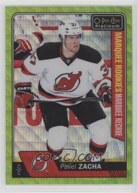 2016-17 O-Pee-Chee Platinum - [Base] - Emerald Surge #170 - Marquee Rookies - Pavel Zacha /10