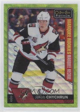 2016-17 O-Pee-Chee Platinum - [Base] - Emerald Surge #191 - Marquee Rookies - Jakob Chychrun /10