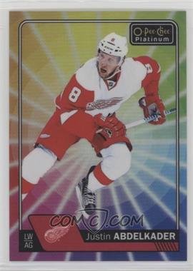 2016-17 O-Pee-Chee Platinum - [Base] - Rainbow Color Wheel #34 - Justin Abdelkader