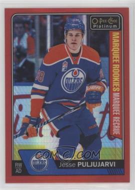 2016-17 O-Pee-Chee Platinum - [Base] - Red Prism #160 - Marquee Rookies - Jesse Puljujarvi /199