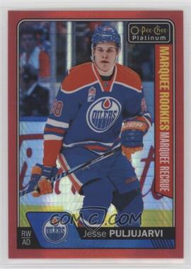 2016-17 O-Pee-Chee Platinum - [Base] - Red Prism #160 - Marquee Rookies - Jesse Puljujarvi /199