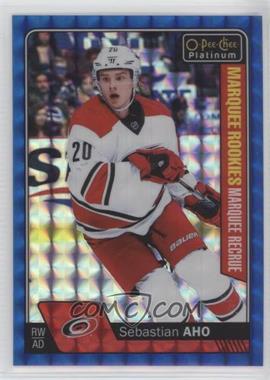 2016-17 O-Pee-Chee Platinum - [Base] - Royal Blue Cubes #173 - Marquee Rookies - Sebastian Aho /99