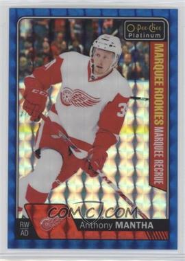 2016-17 O-Pee-Chee Platinum - [Base] - Royal Blue Cubes #185 - Marquee Rookies - Anthony Mantha /99