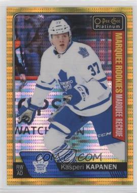 2016-17 O-Pee-Chee Platinum - [Base] - Seismic Gold #187 - Marquee Rookies - Kasperi Kapanen /50