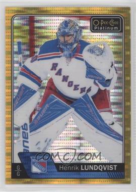 2016-17 O-Pee-Chee Platinum - [Base] - Seismic Gold #53 - Henrik Lundqvist /50