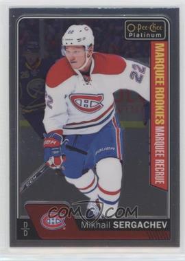 2016-17 O-Pee-Chee Platinum - [Base] #161 - Marquee Rookies - Mikhail Sergachev