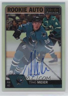 2016-17 O-Pee-Chee Platinum - Rookie Autographs - Rainbow #R-TM - Timo Meier