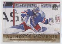 Authentic Moments - Henrik Lundqvist #/99