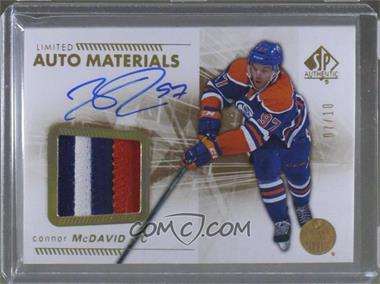 2016-17 SP Authentic - [Base] - Limited Autograph Patches #97 - Connor McDavid /10