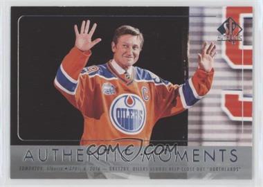 2016-17 SP Authentic - [Base] #115 - Authentic Moments - Wayne Gretzky