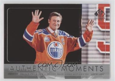2016-17 SP Authentic - [Base] #115 - Authentic Moments - Wayne Gretzky