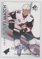 Future Watch Autographs - Christian Dvorak #/999