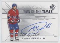 2017-18 SP Authentic Update - Andrew Shaw