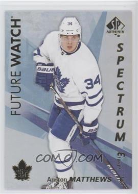 2016-17 SP Authentic - Spectrum - Silver #S-100 - Future Watch - Level 3 - Auston Matthews