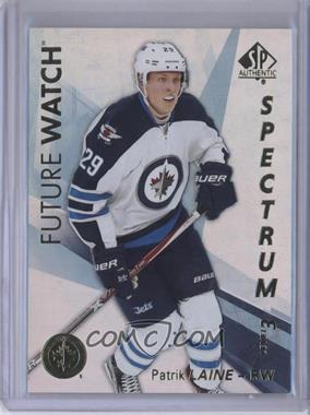 2016-17 SP Authentic - Spectrum - Silver #S-99 - Future Watch - Level 3 - Patrik Laine