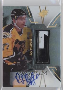 2016-17 SPx - [Base] - Black Premium Material Autographs #4 - Stars and Legends - Ray Bourque /5