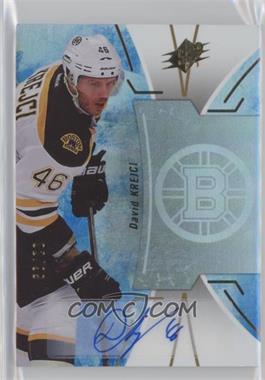 2016-17 SPx - [Base] - Blue Autographs #3 - Stars and Legends - David Krejci /99