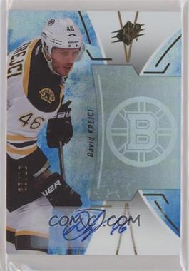 2016-17 SPx - [Base] - Blue Autographs #3 - Stars and Legends - David Krejci /99