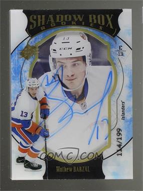 2016-17 SPx - [Base] - Blue Autographs #66 - Shadow Box Rookies - Mathew Barzal /199