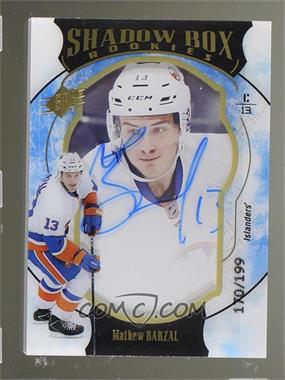 2016-17 SPx - [Base] - Blue Autographs #66 - Shadow Box Rookies - Mathew Barzal /199