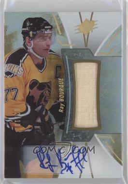 2016-17 SPx - [Base] - Gold Premium Material Autographs #4 - Stars and Legends - Ray Bourque /10