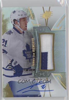 2016-17 SPx - [Base] - Gold Premium Material Autographs #43 - Stars and Legends - James van Riemsdyk /49