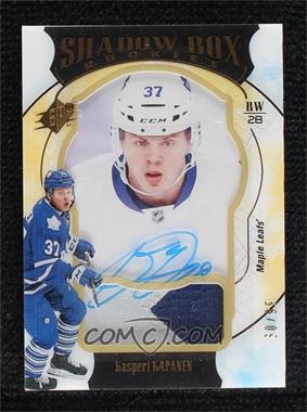 2016-17 SPx - [Base] - Gold Premium Material Autographs #55 - Shadow Box Rookies - Kasperi Kapanen /99