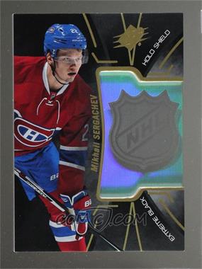 2016-17 SPx - Extreme Black Holo Shield #EB-SE - Mikhail Sergachev