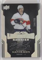 Lustrous Rookies Signatures - Michael Matheson #/299