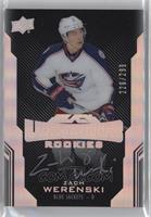 Lustrous Rookies Signatures - Zach Werenski #/299