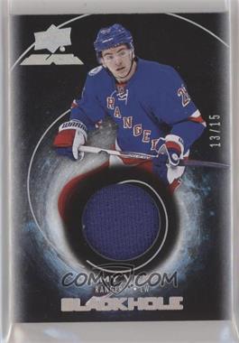 2016-17 UD Black - Black Hole Relics - Premium #BH-JV - Jimmy Vesey /15 [EX to NM]