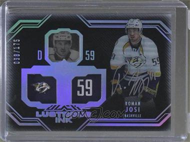 2016-17 UD Black - Lustrous INK #LI-RJ - Roman Josi /175